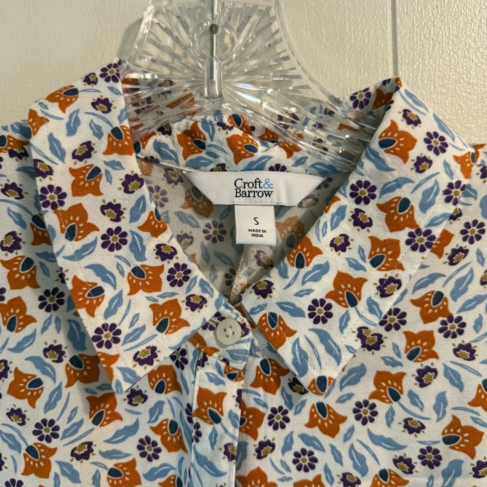 Croft & Barrow Floral Cottagecore Midi Tiered Dress Womans Size Small