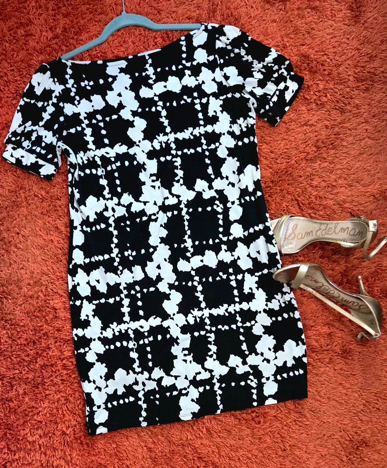 Dressbarn – Black & White Straight Dress– Sri Lanka – Size 10
