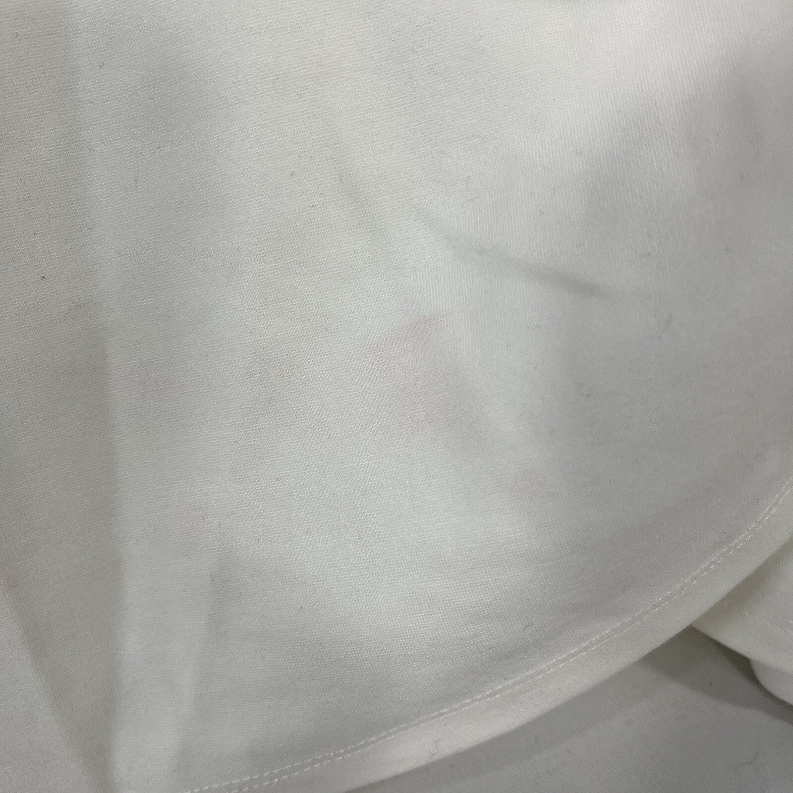 LULUS DRESS WOMENS XS WHITE RAYON NYLON SPANDEX BLEND NWT NEW WITH DISCOLORATION