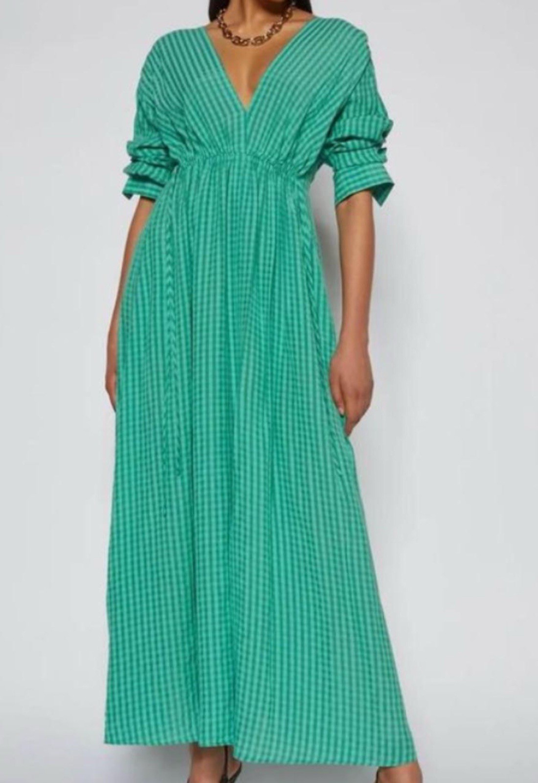 Lovely SCANLAN THEODORE Pink Gingham Dress – size 6 (also fits 8)
