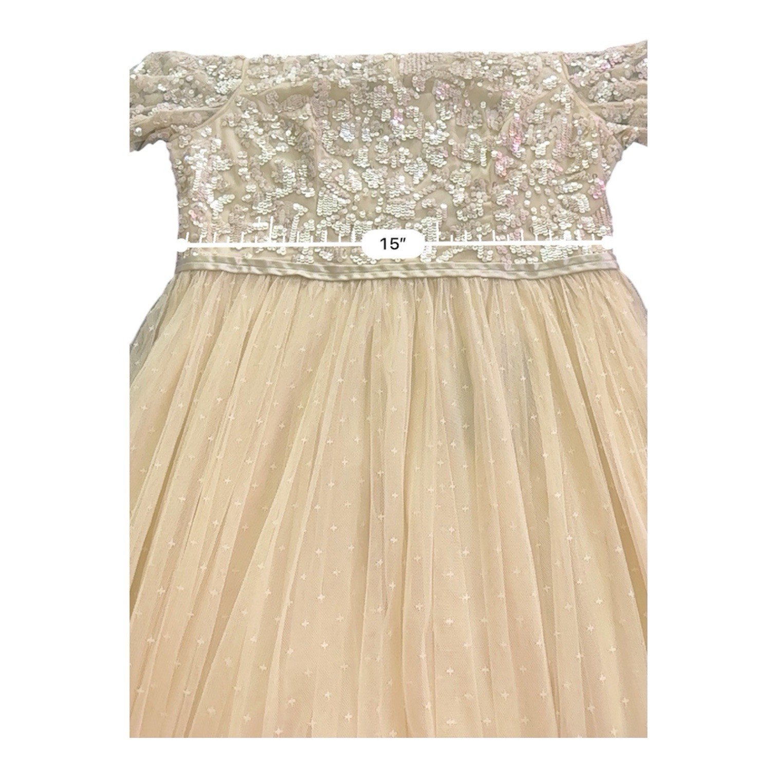 Anthropologie Needle & Thread Tempest Ballerina Bodice Dress NWT Size 10 Sequins