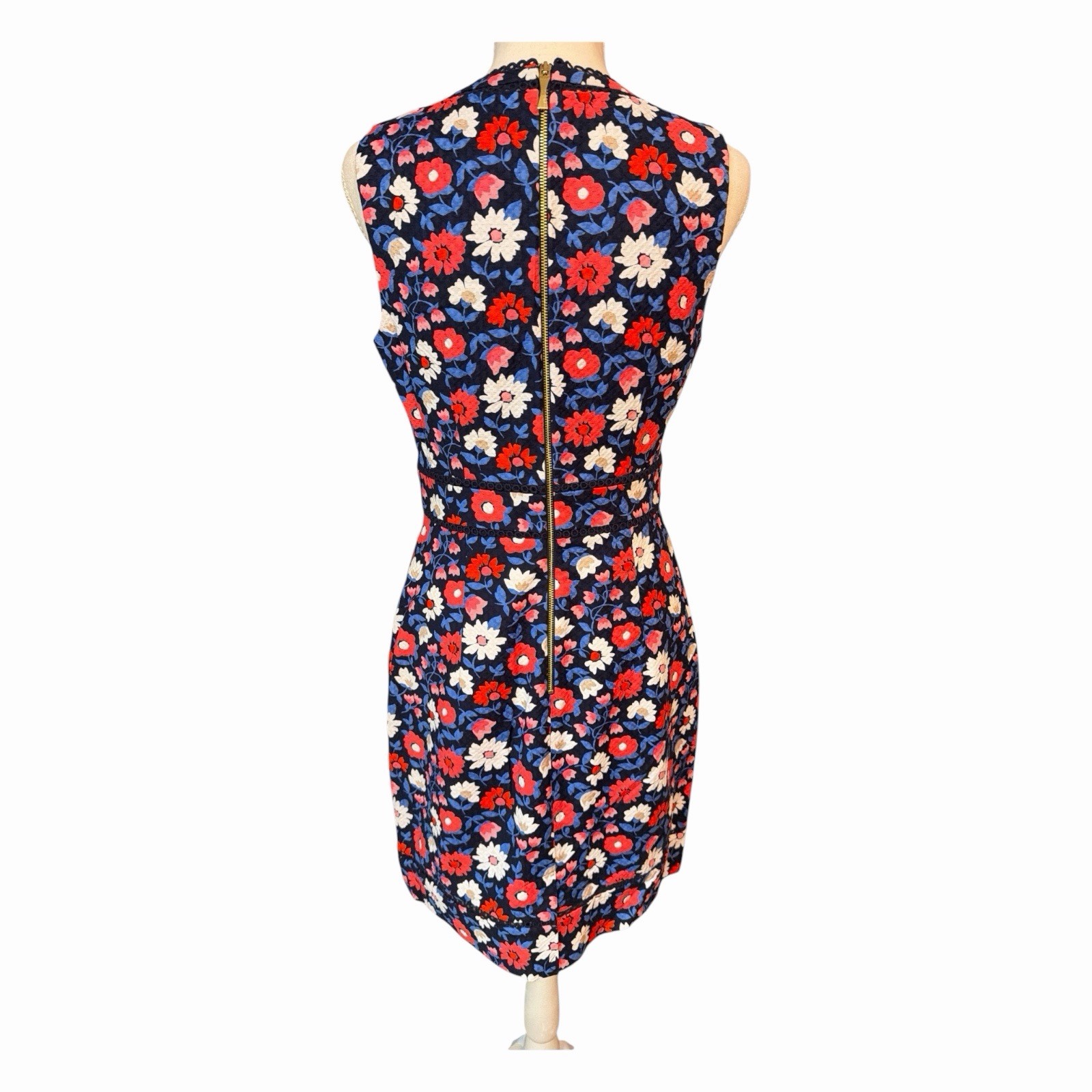 Romantic Floral Sheath Mini Dress Preppy Office Wedding Guest Kate Spade Sz 4