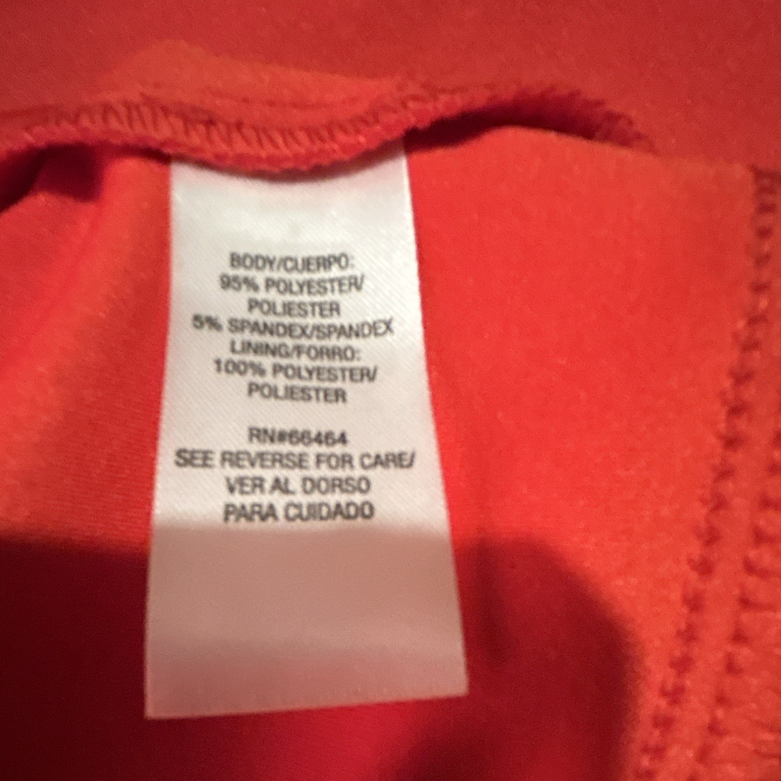 Sandra Darren Women’s Sheath Solid Knit Round Neck Bell 3/4 Sleeve Red 14 Zip