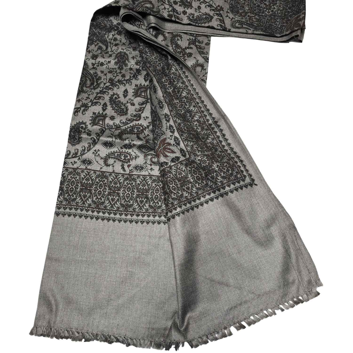 Super Thick Premium High Quality Kashmiri Embroidered Shawl Parna Chadar 700g