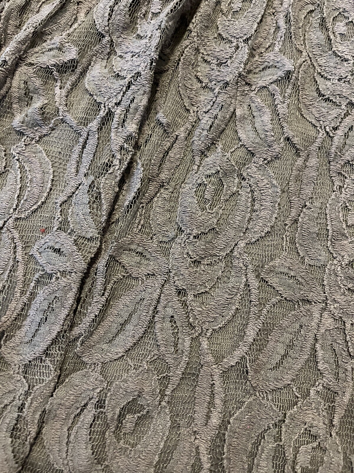 Bella D Taupe Lace Dress Size Small