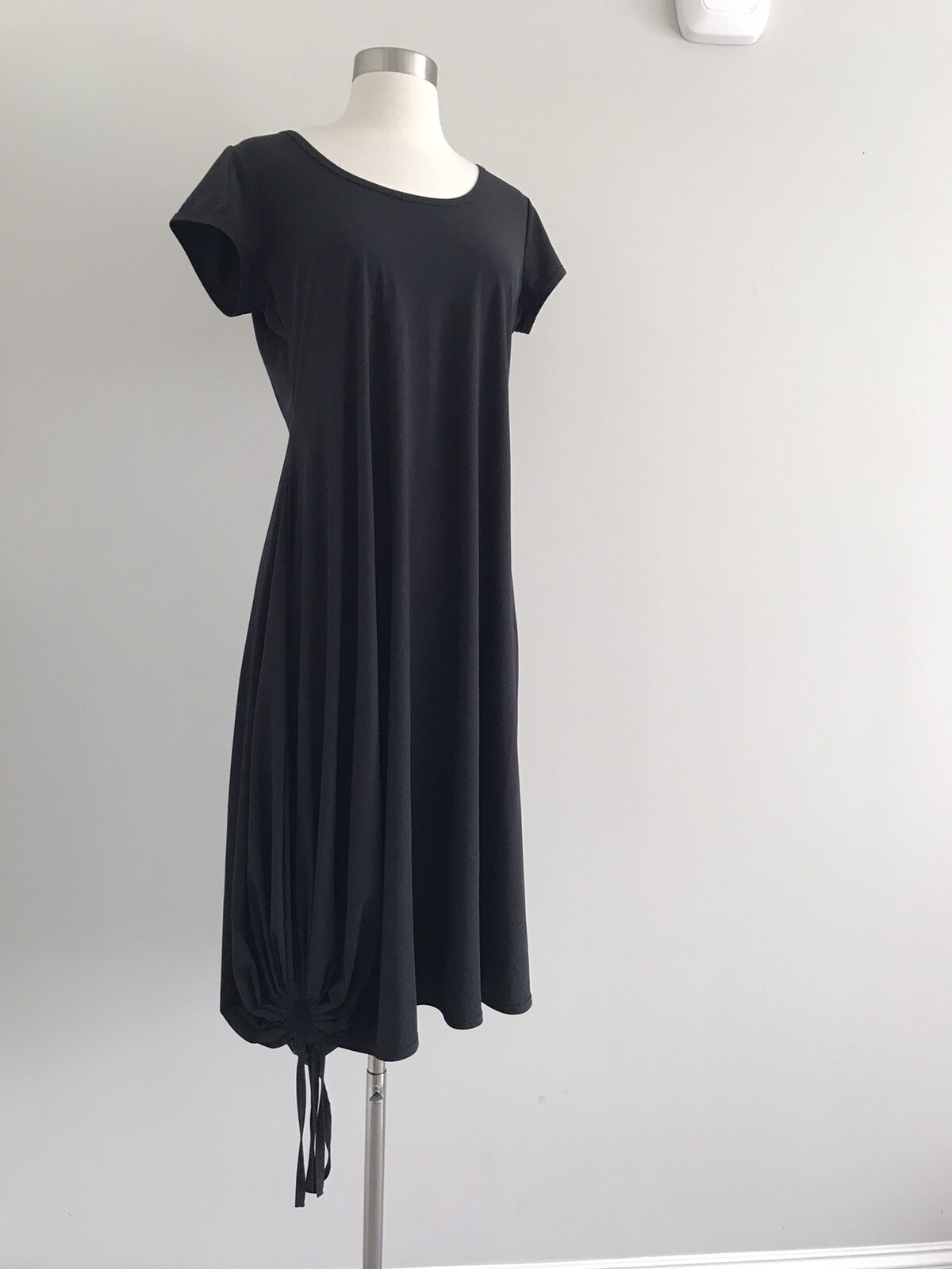 BABETTE POLYESTER POLYURETHANE STRETCH ELASTIC WAIST BACK DRESS SIZE XS