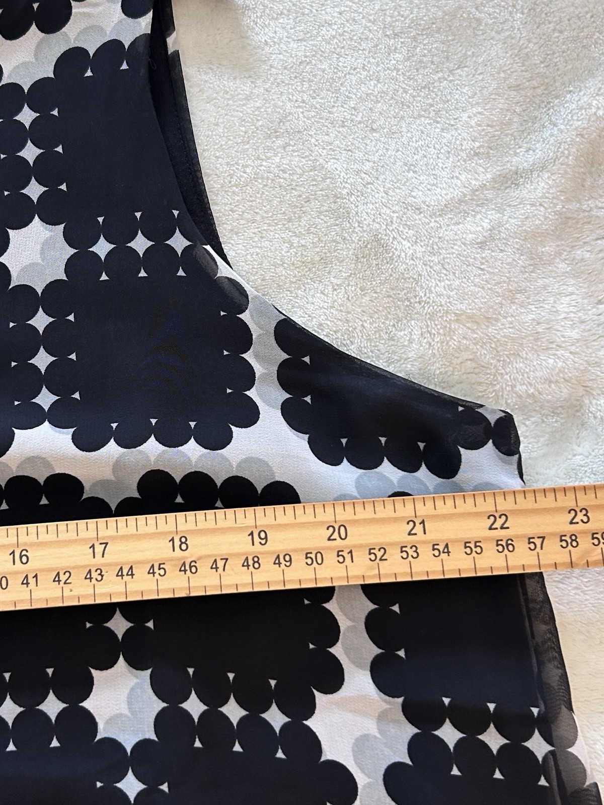 Max Studio 1X Black White Geometric Dress Sleeveless Shift Tunic Flowy $128
