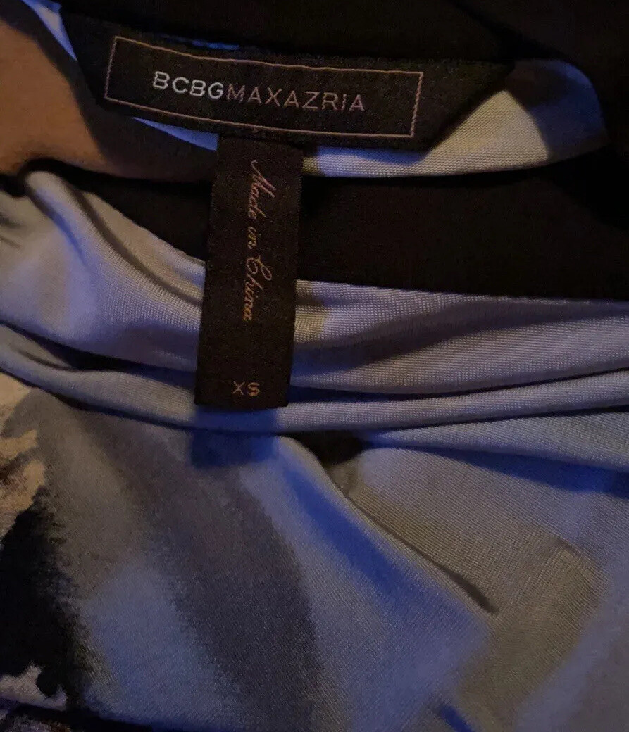 BCBGMAXAZRIA Cityscapes Tunic Original Price $148 Color GRNOCHRECO Size XS
