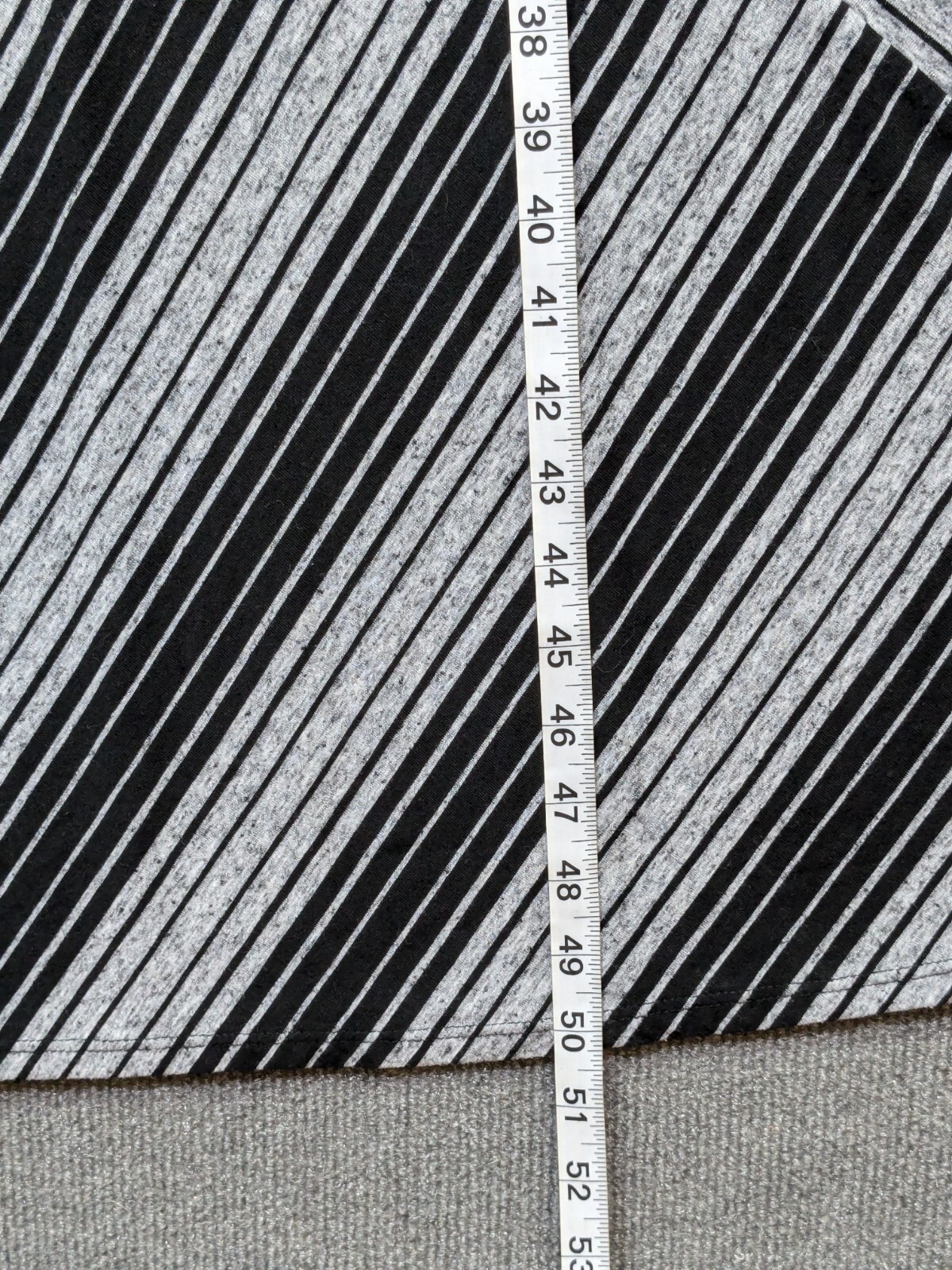 Chalet Et Ceci Maxi Dress Womens Small Stripe Bardot Black Gray Tank Bamboo