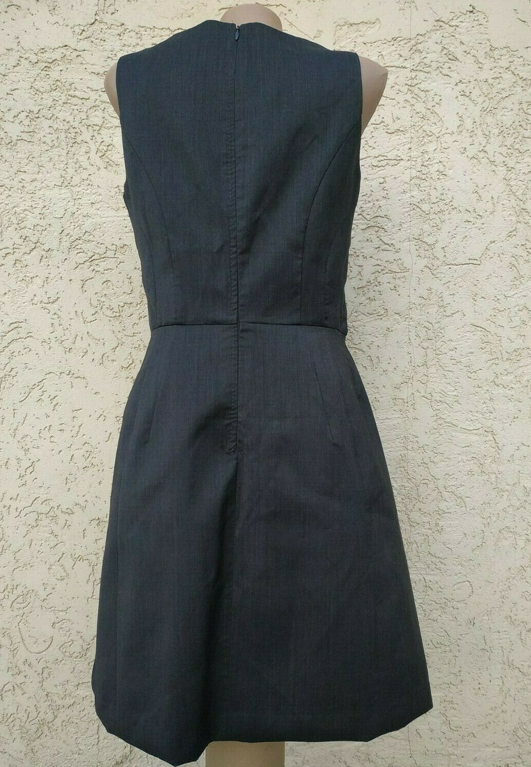 Paul Smith Grey 100% WOOL Shift Style Dress, Size 42