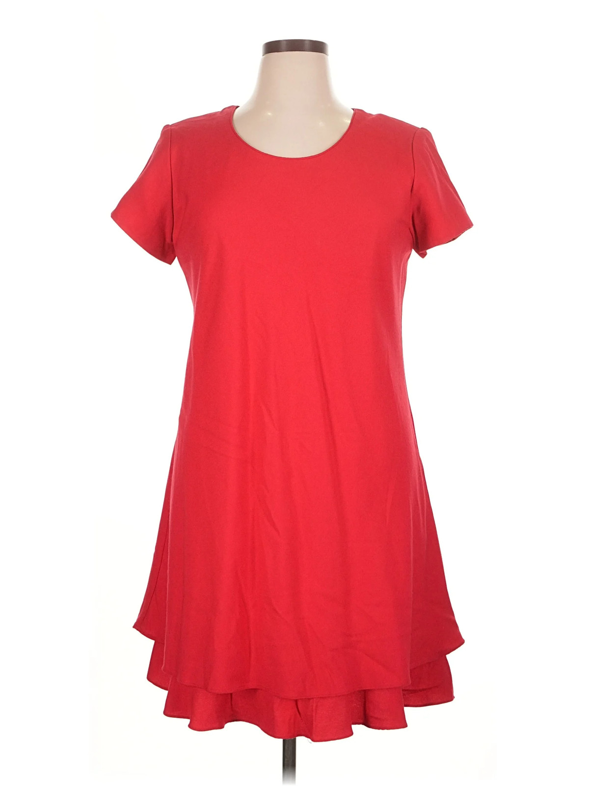 Hampton Dress Co. Women Red Casual Dress 16