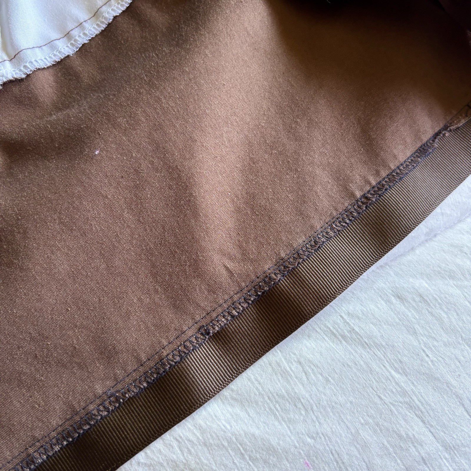 Unique Patchwork Boho Prairie Folk Western Dress Neutral Earthy Peasant Large