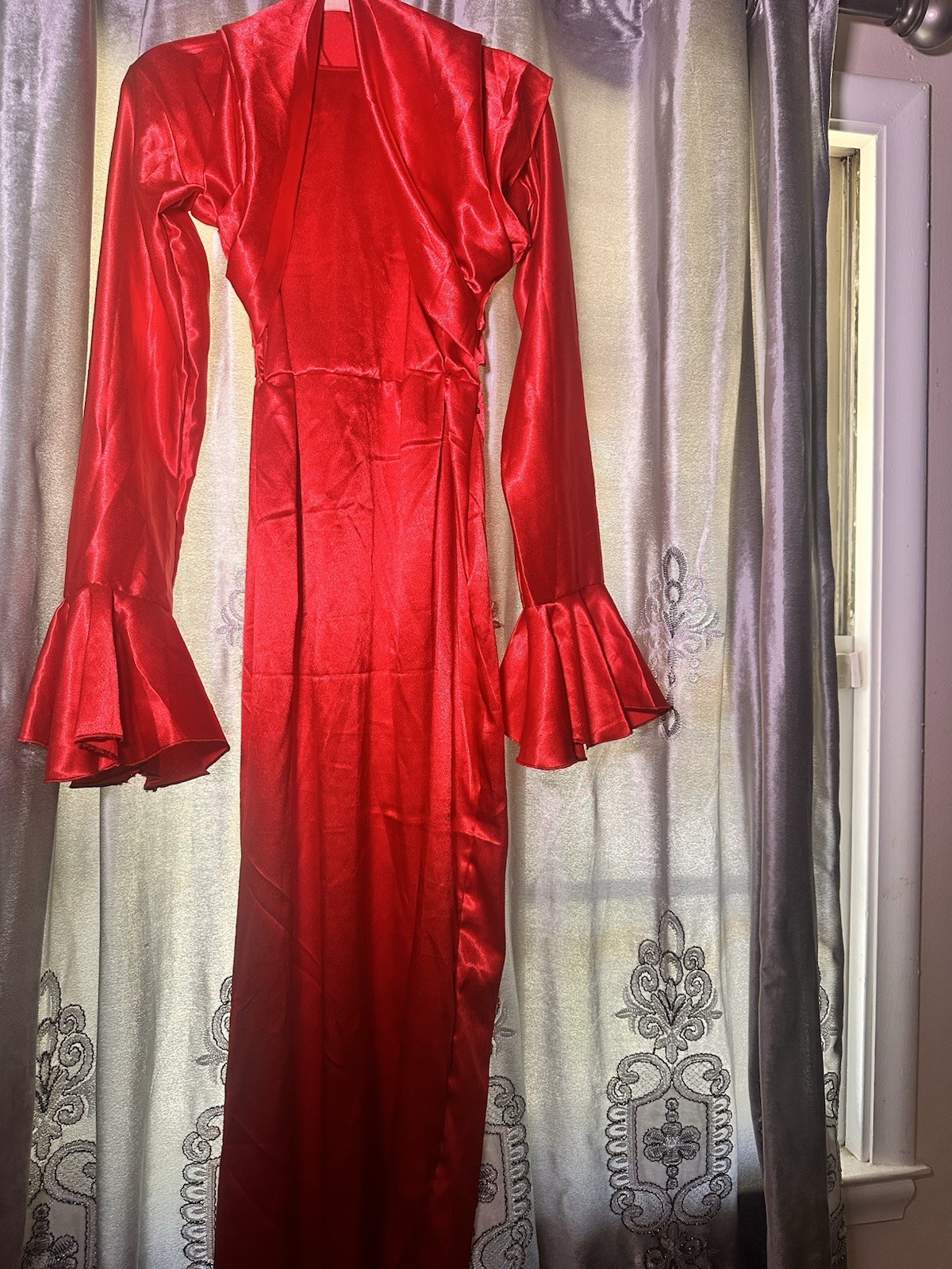 Gorgeous Red Silky Dress