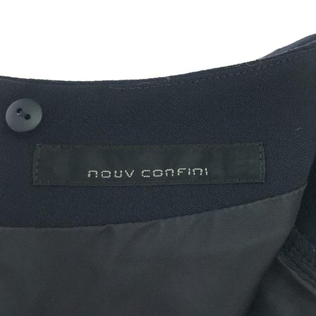 None | nouv confini nuve no collar dress size 11 navy women Used KLDR-0