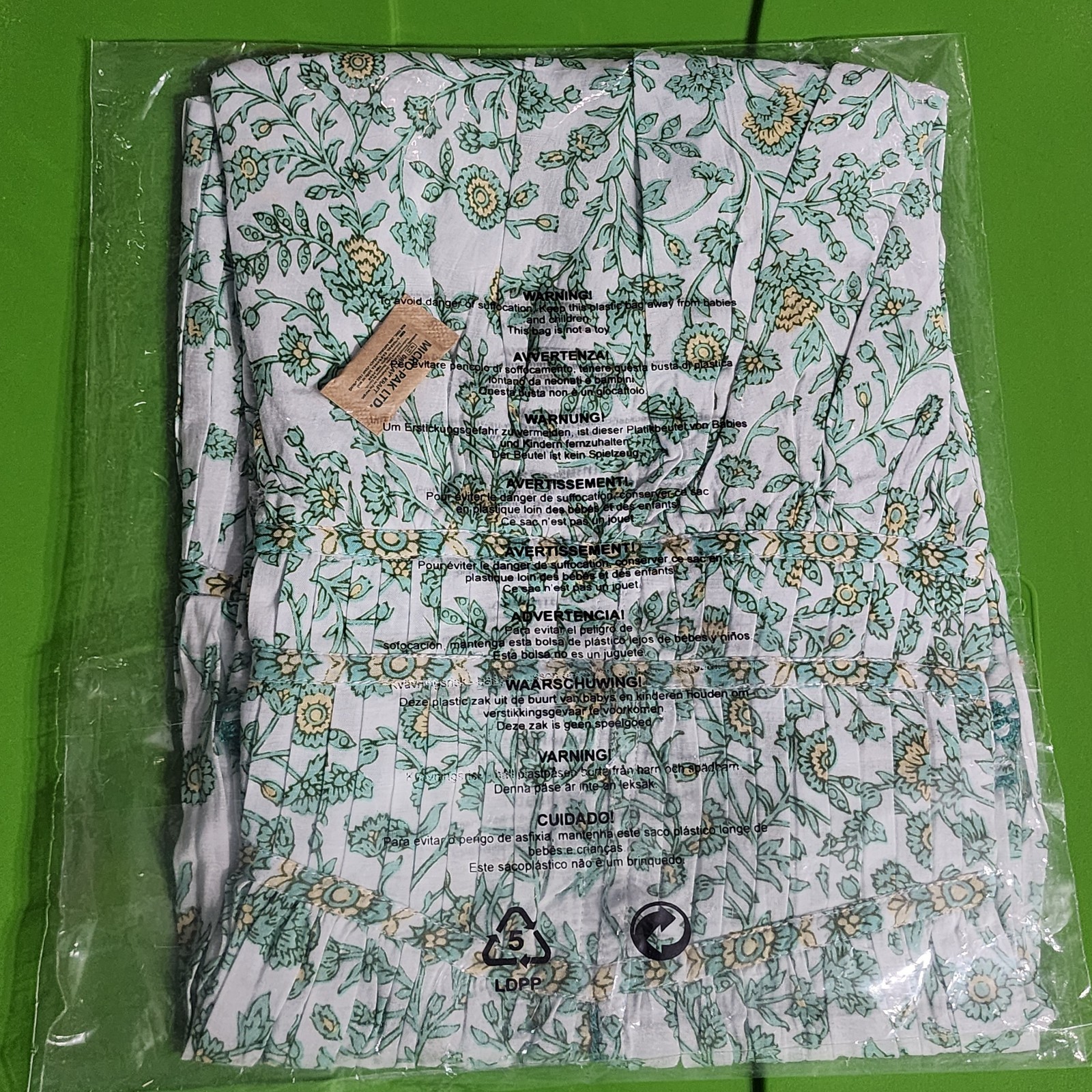 Poupette St Barth Ciao Mini Dress Size XS Green Lazuli Coastal Resort Floral NWT