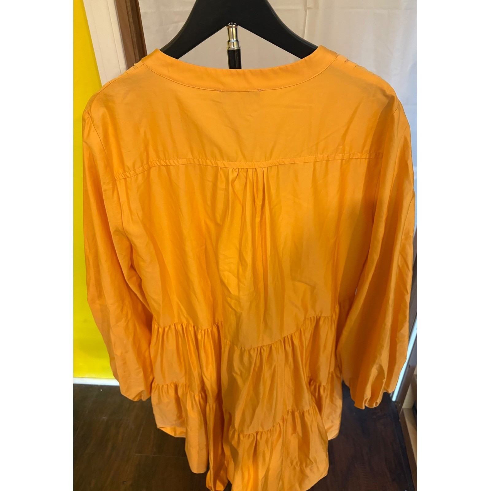 Devotion Twins Pesada Tiered Mini Dress Orange