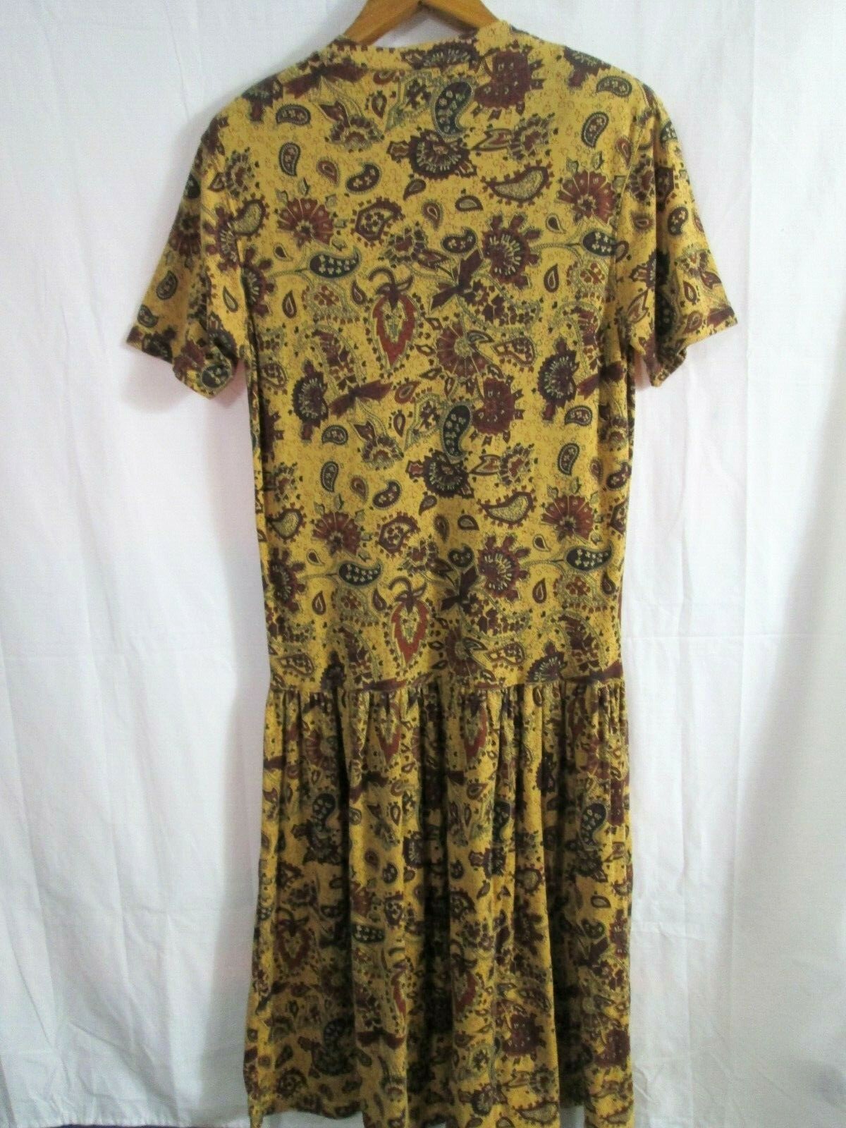 Outback Red 🥑 Size Small 🥑Polyester/Cotton Blend 🍐Paisley Dress🌙