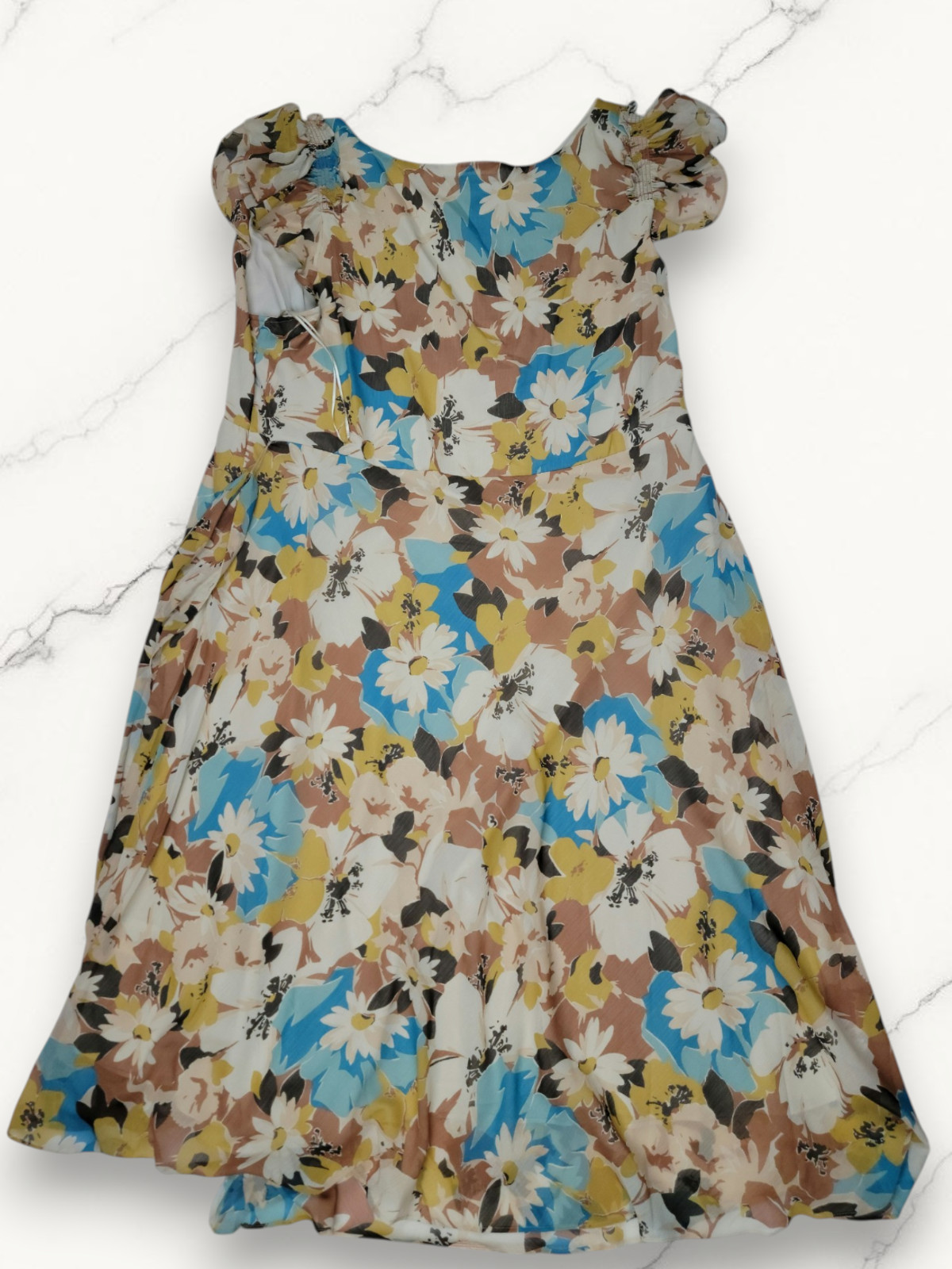 Lauren Ralph Lauren Floral Print Ruffle Sleeve Dress Women’s Plus Size 20W NWT