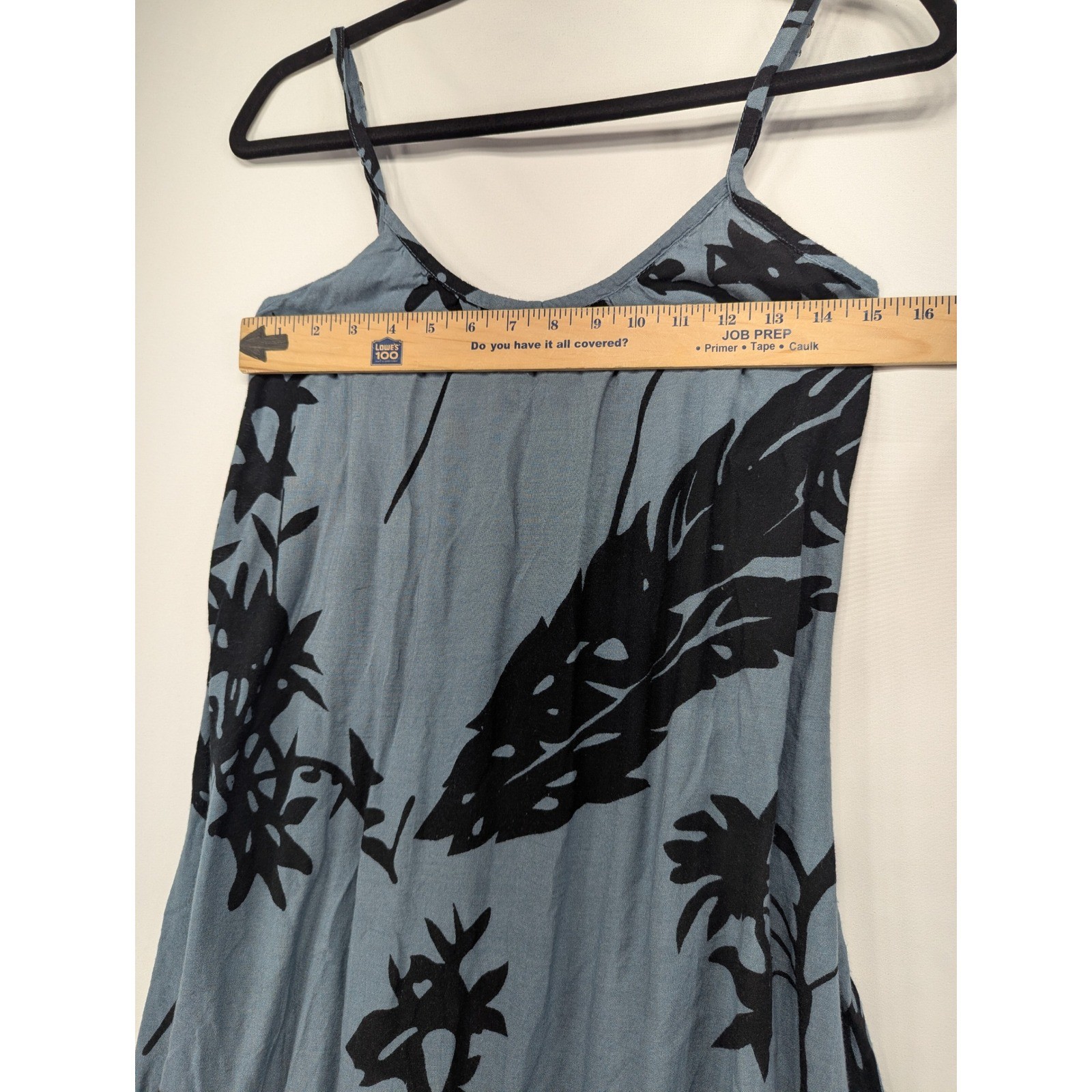 NaPua Collection Honolulu Tropical Leaf Print Strappy Midi Dress