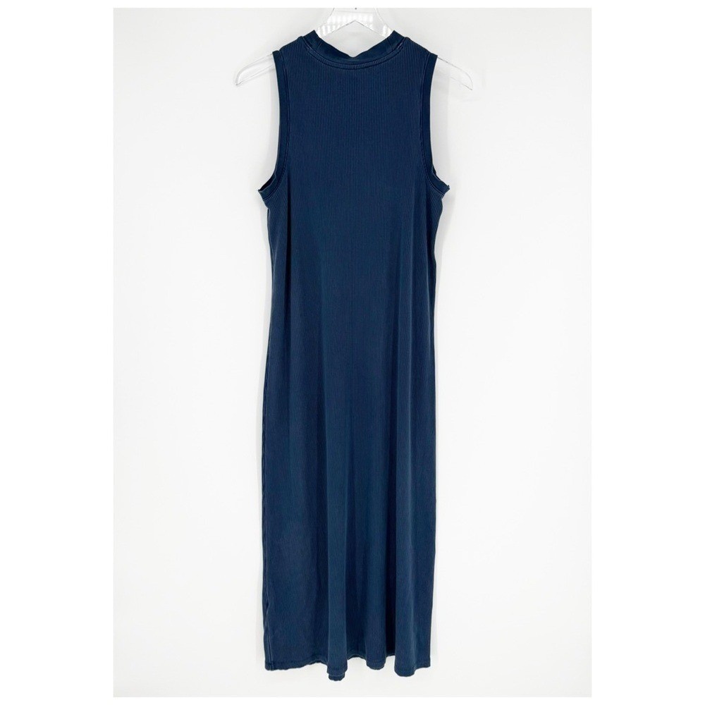 RicherPoorer Vintage Rita Ribbed Maxi Dress Women’s Size S Blue