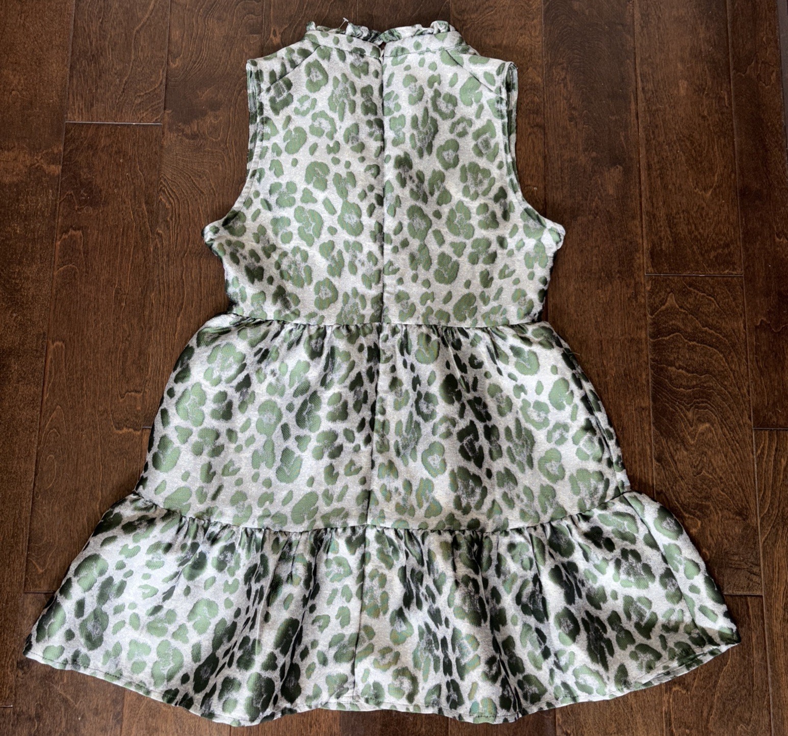 Karlie Leopard Tier Tapestry Dress Size M