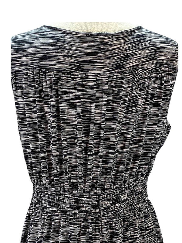 Spense Maxi Sundress Womens XL Black Boho Chic Resort Contemporary Modest Casual
