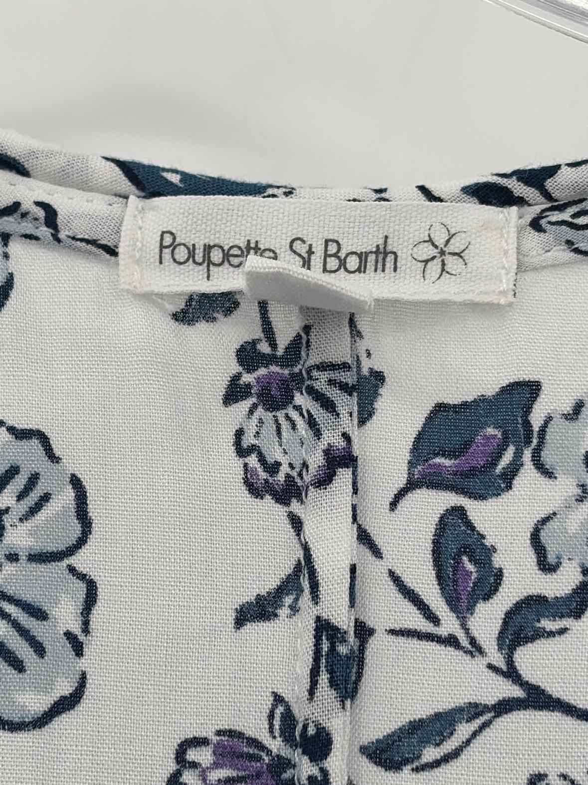 Pre-Owned Poupette St Barths White Size Small Maxi Long Sleeve Dress