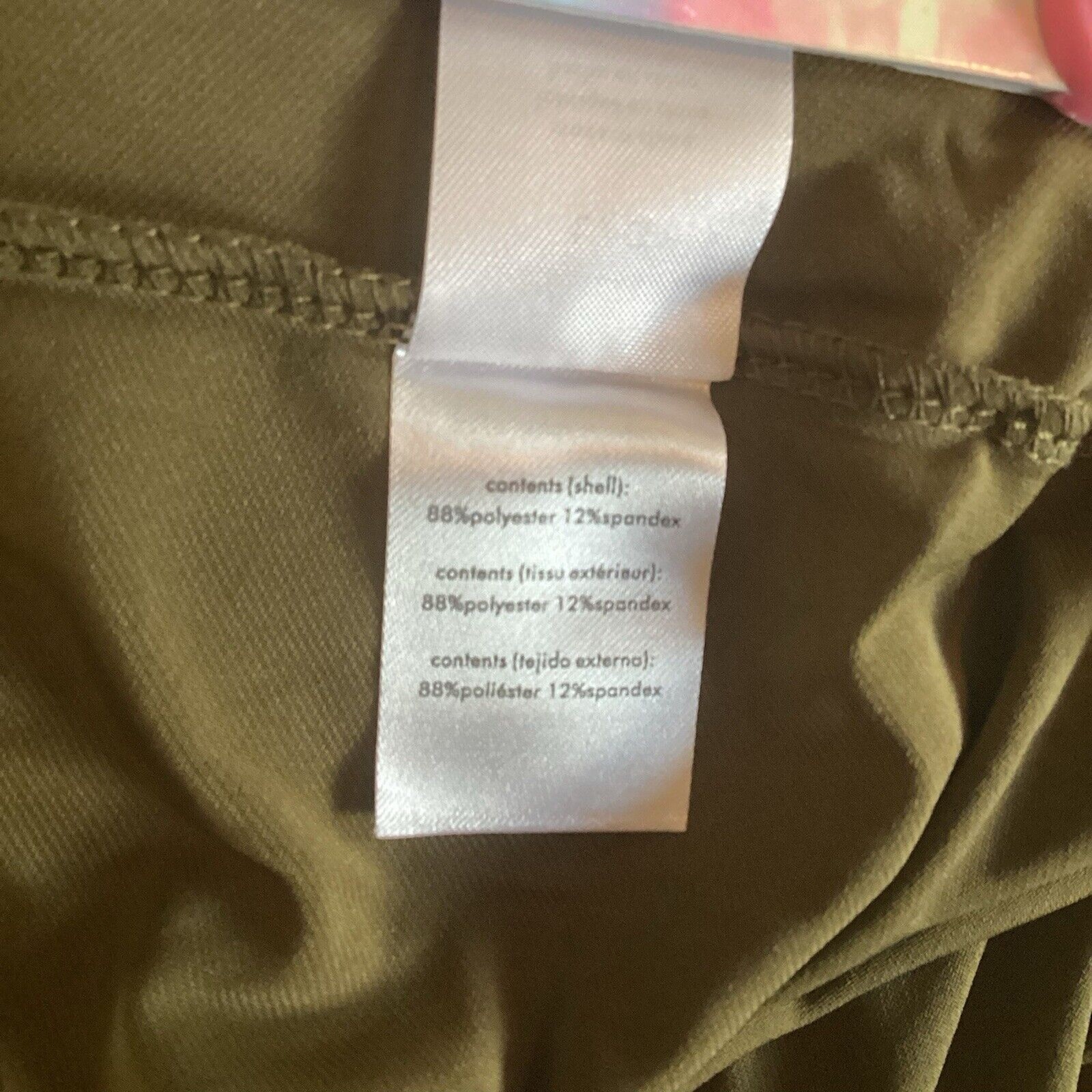 We Wore What Cutout Middrift Military Olive Green Asymmetric Midi Dress Size LG