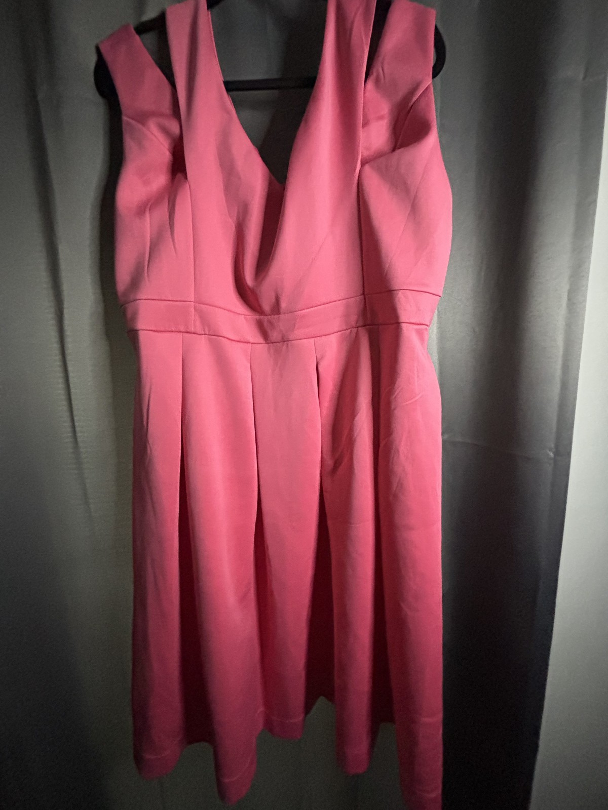 ASOS Curve Plus Size Size 20 Scuba Skater Style Hot Pink Dress