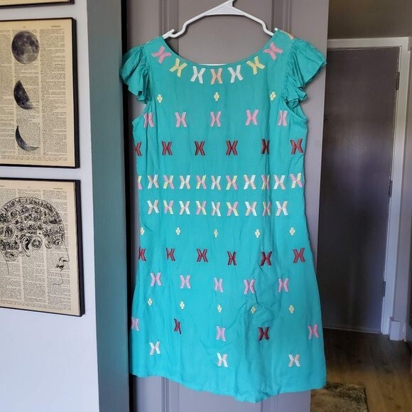 NWT All Things Mochi Sandra Embroidered Dress