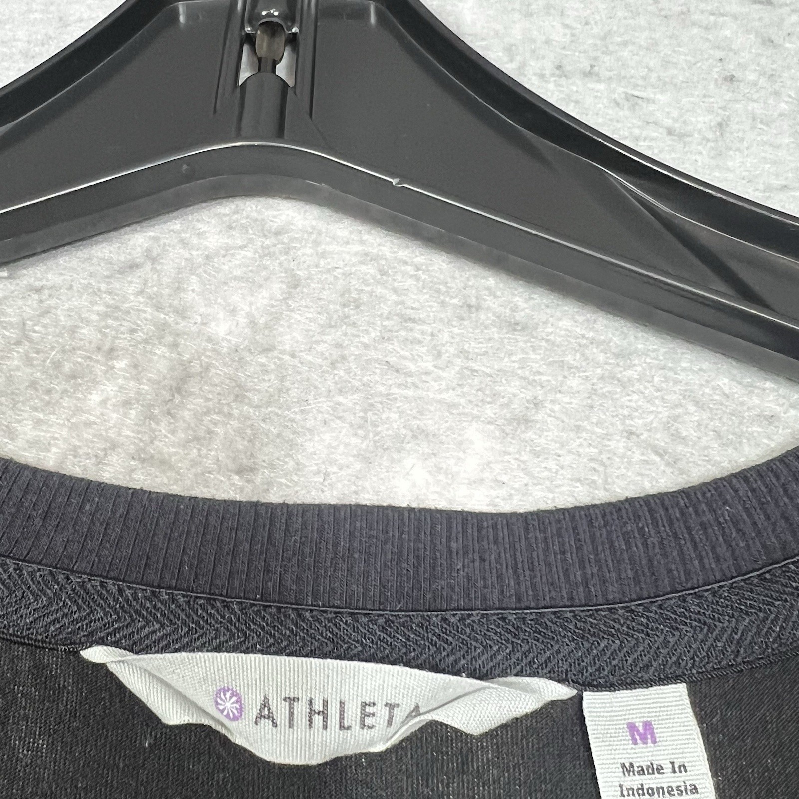 Athleta Dress Womens Medium Bodycon Stretch Knit Athleisure Casual Fitted Black