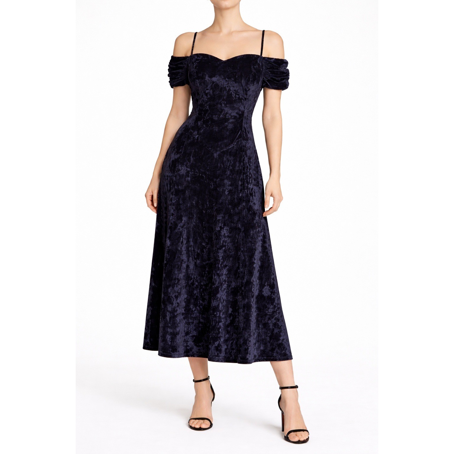 Vintage Velvet Off Shoulder Dress XS HOCO Party Cocktail Formal Prom Whimsigoth