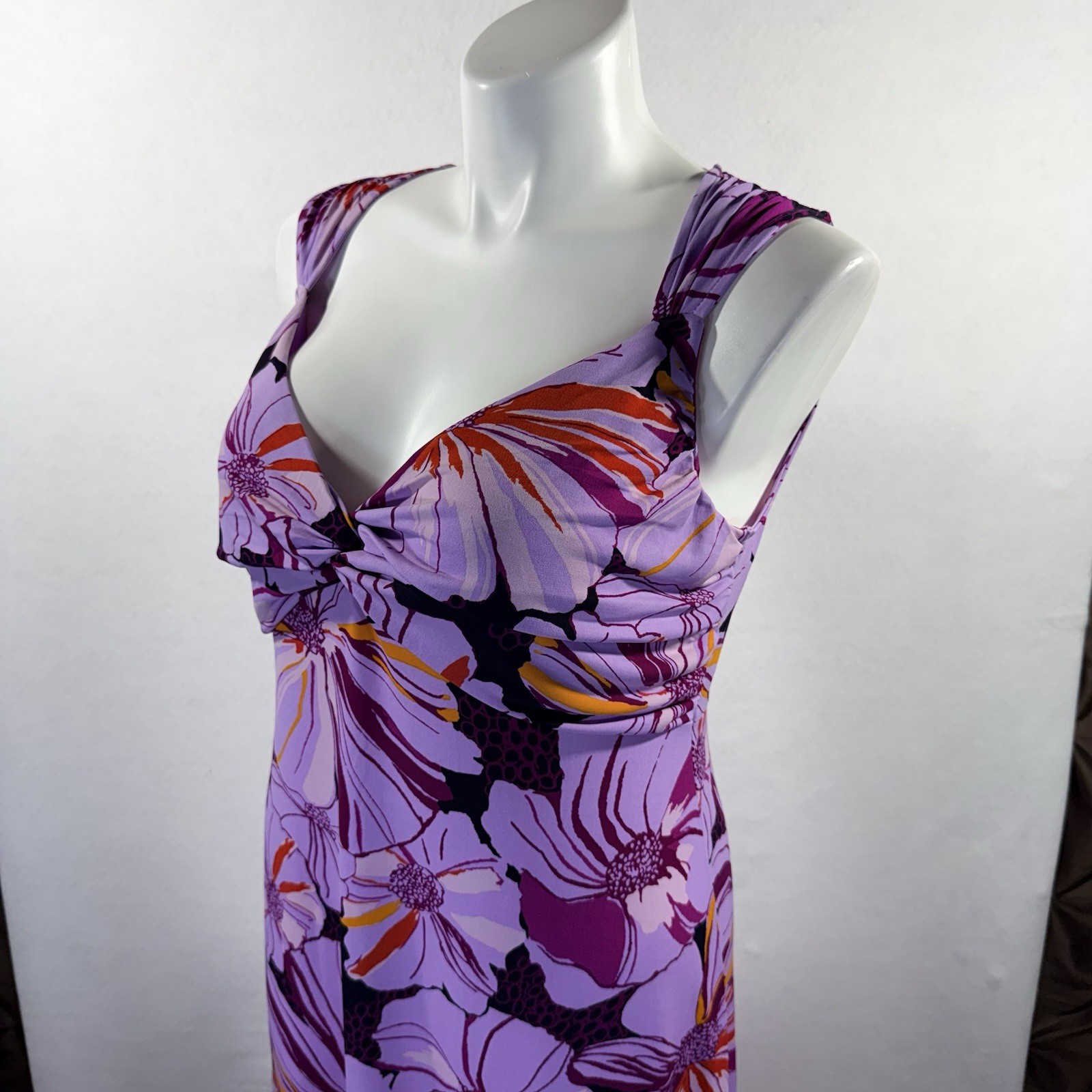i.e Women’s Size XL Floral Twist Sleeveless Maxi Dress
