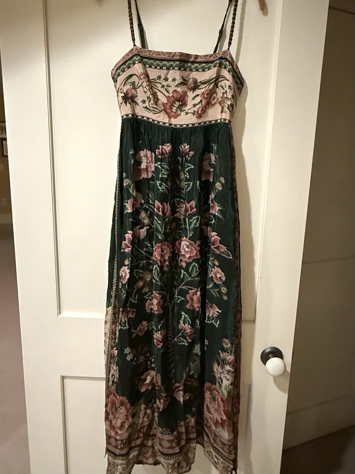 Green Farm Rio Flowering Garden Sleeveless Midi Small