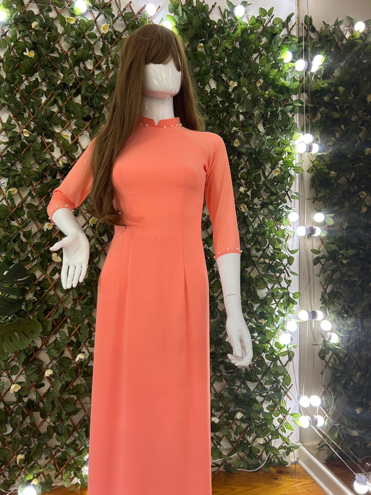 Premium Vietnamese Double Layers High Quality Silk Ao Dai