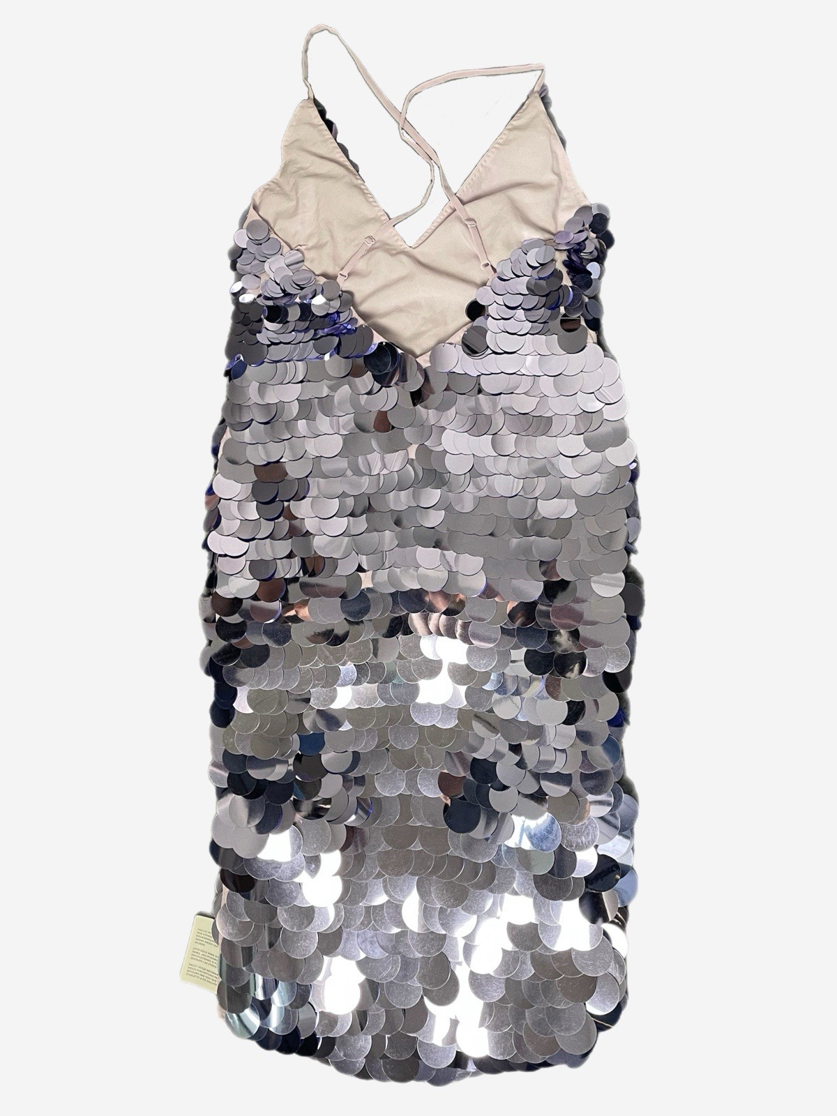 ASOS Design NWT Purple disc sequin v-neck midi dress maximalist bold event S
