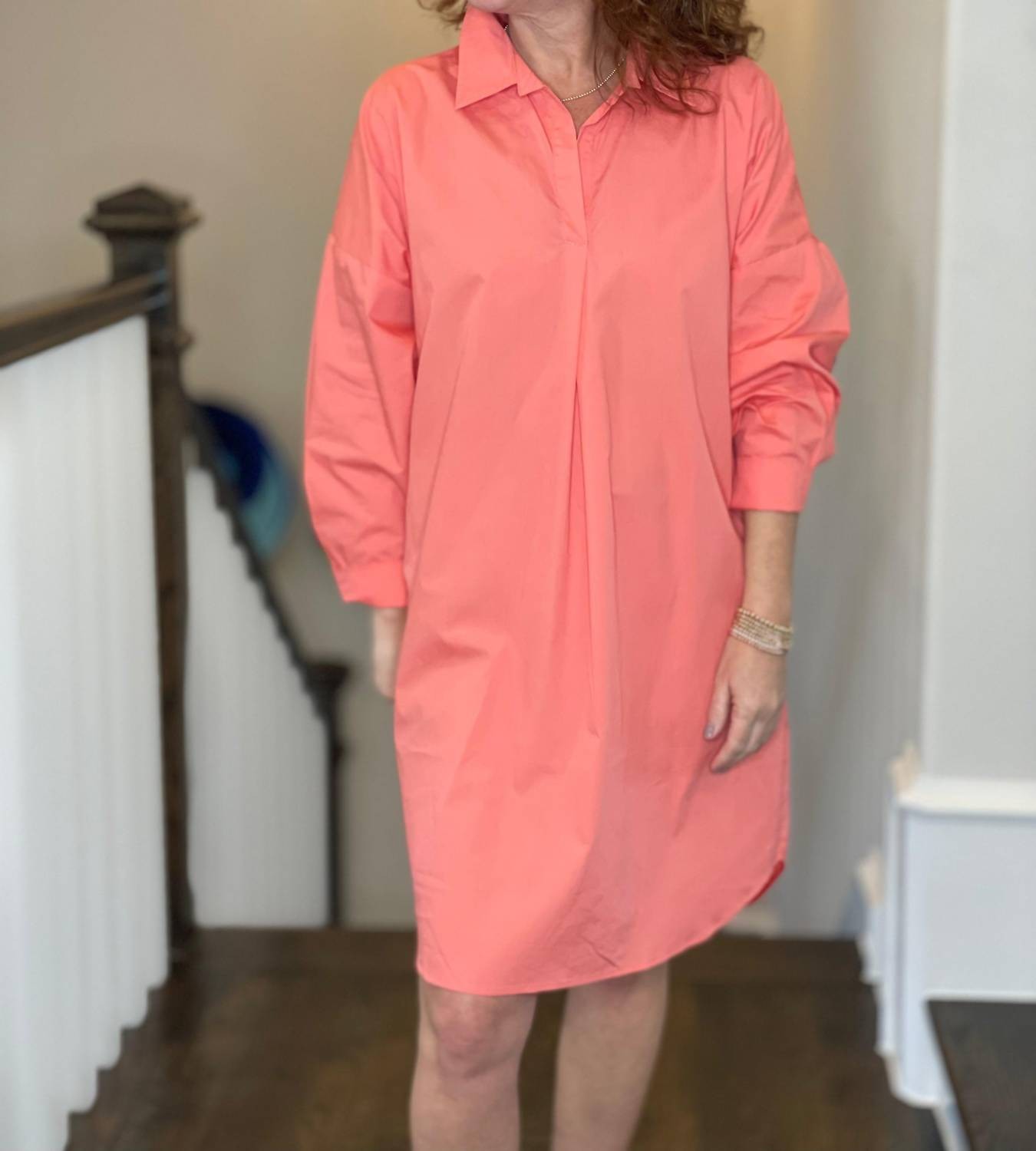 Caryn Lawn Preppy Dress Size One Size