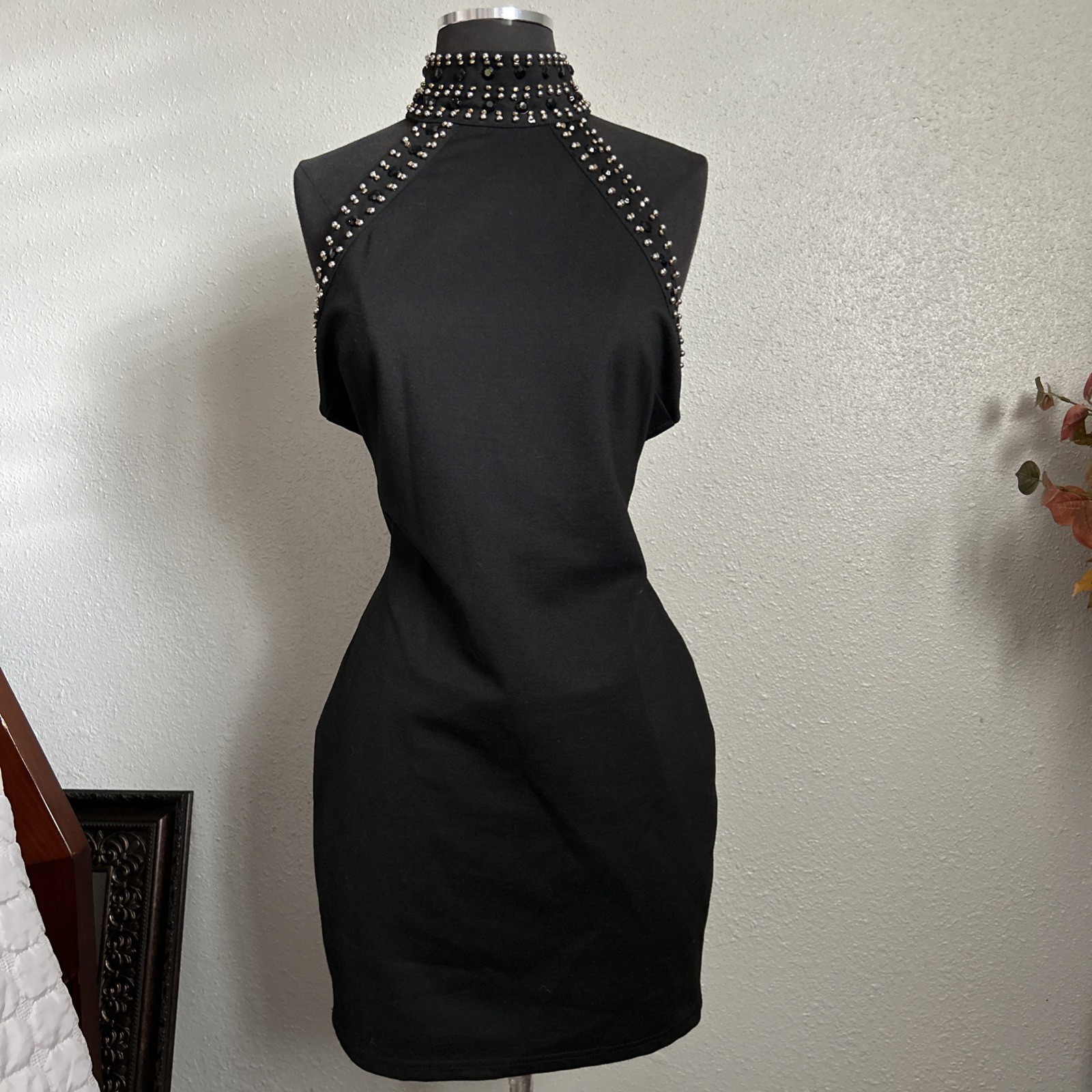 Black Sequence Dress Size M