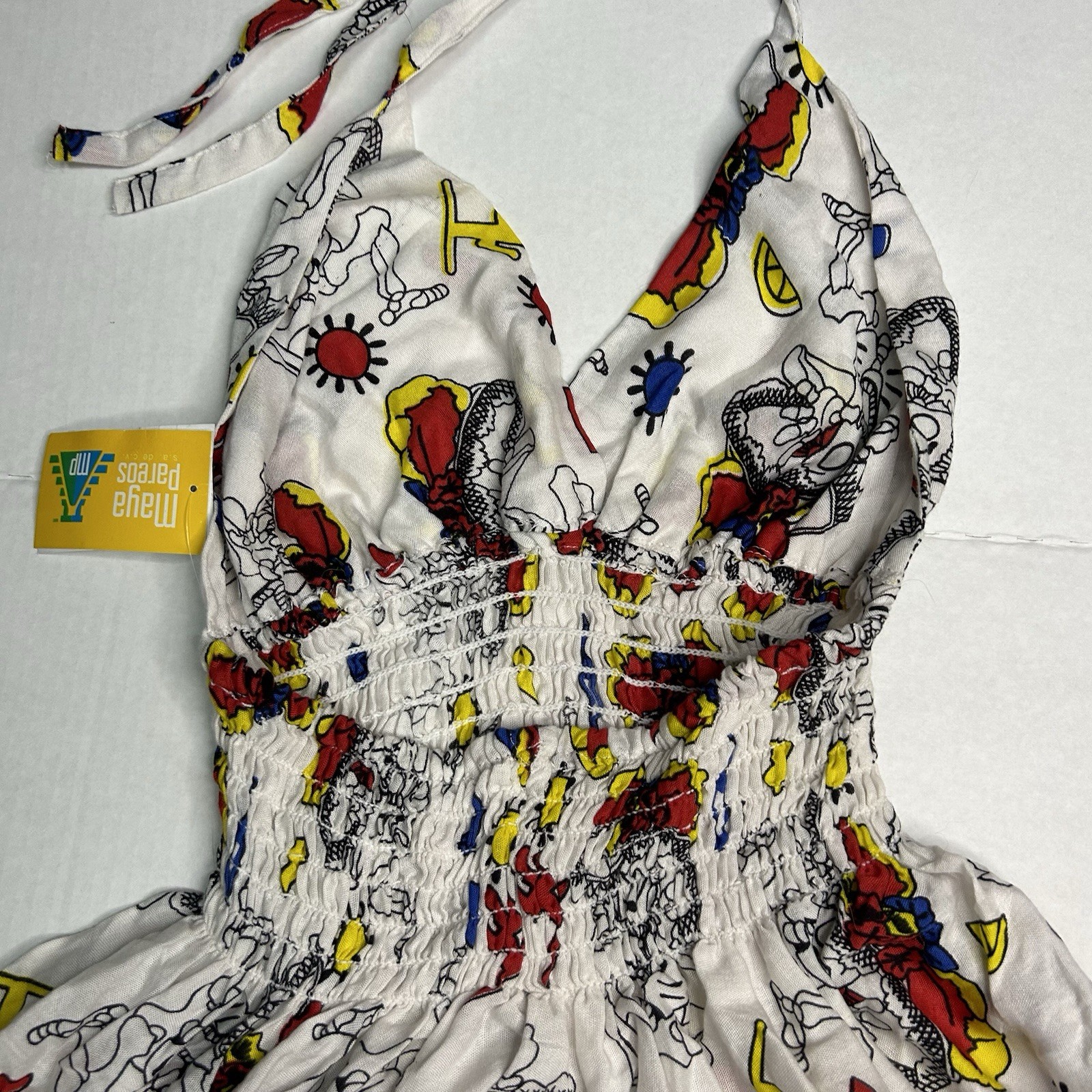 Maya Pareos (Mexico Brand) Halter Dress Women’s Size Xs/S