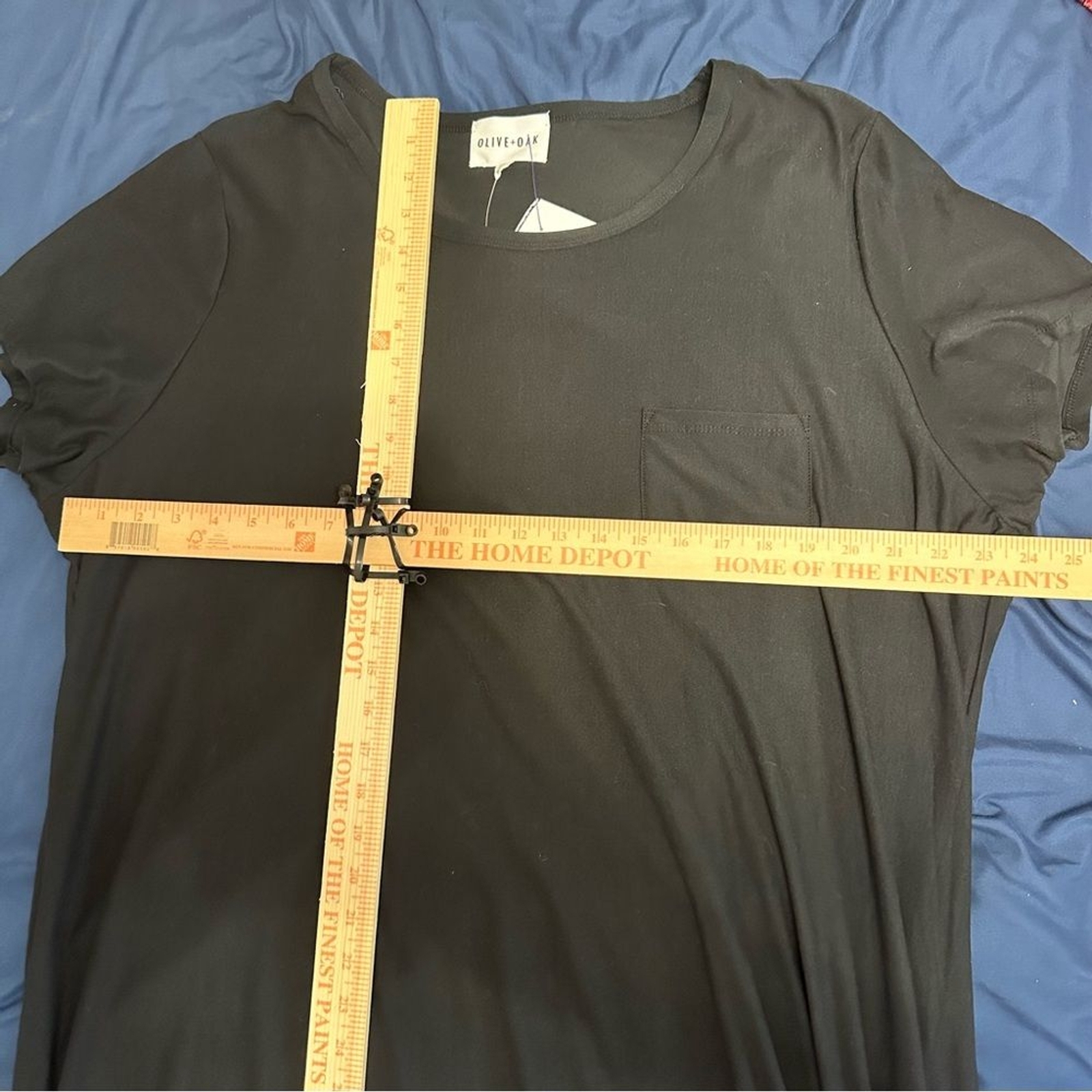 Olive & Oak Black Short Sleeve T-Shirt Dress 3X