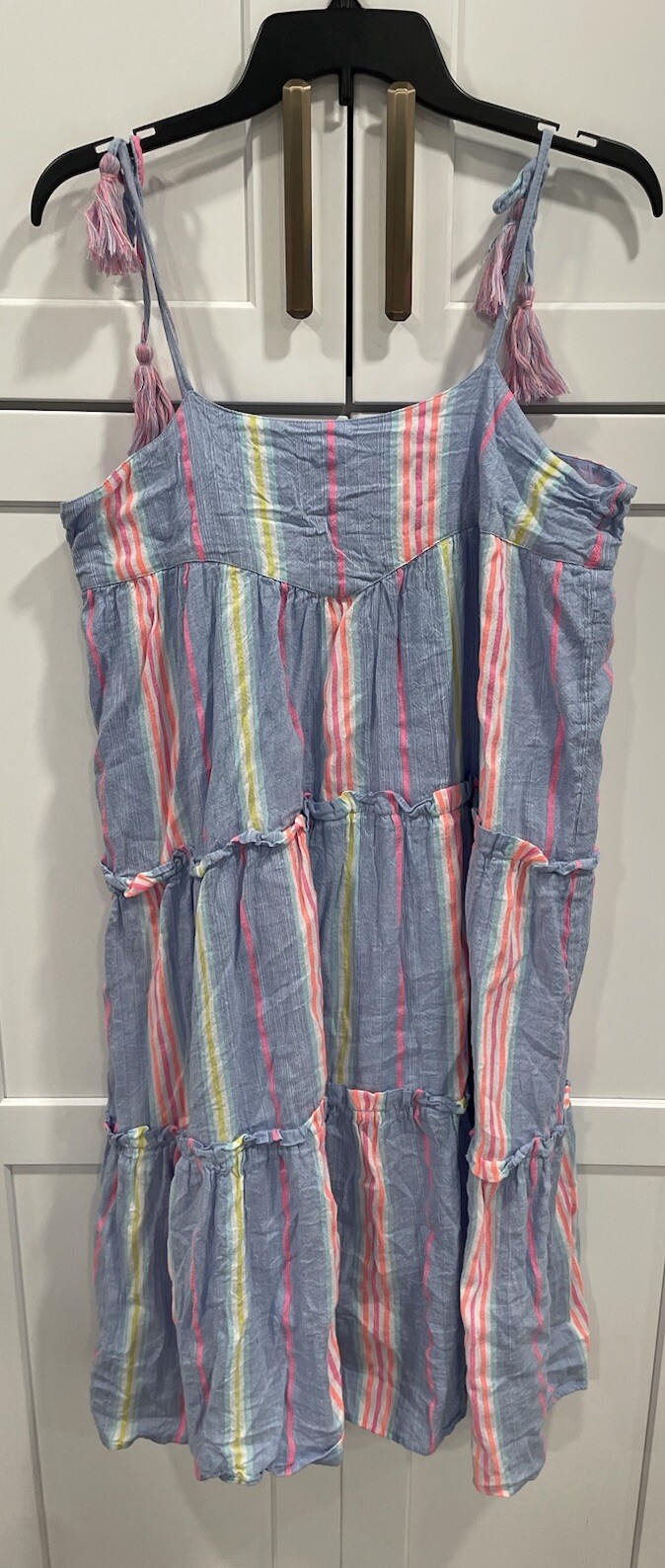 Anthropologie DRA Los Angeles Women’s M Noelle Striped Midi Summer Dress AK114