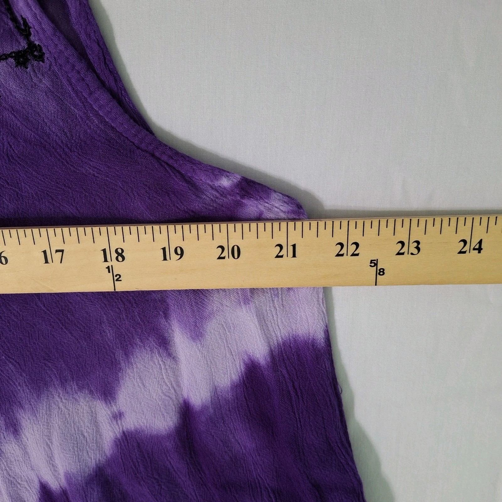 Purple Tie Dye Umbrella Dress One Size Cute Options Beachy Cover Up Resort Wear