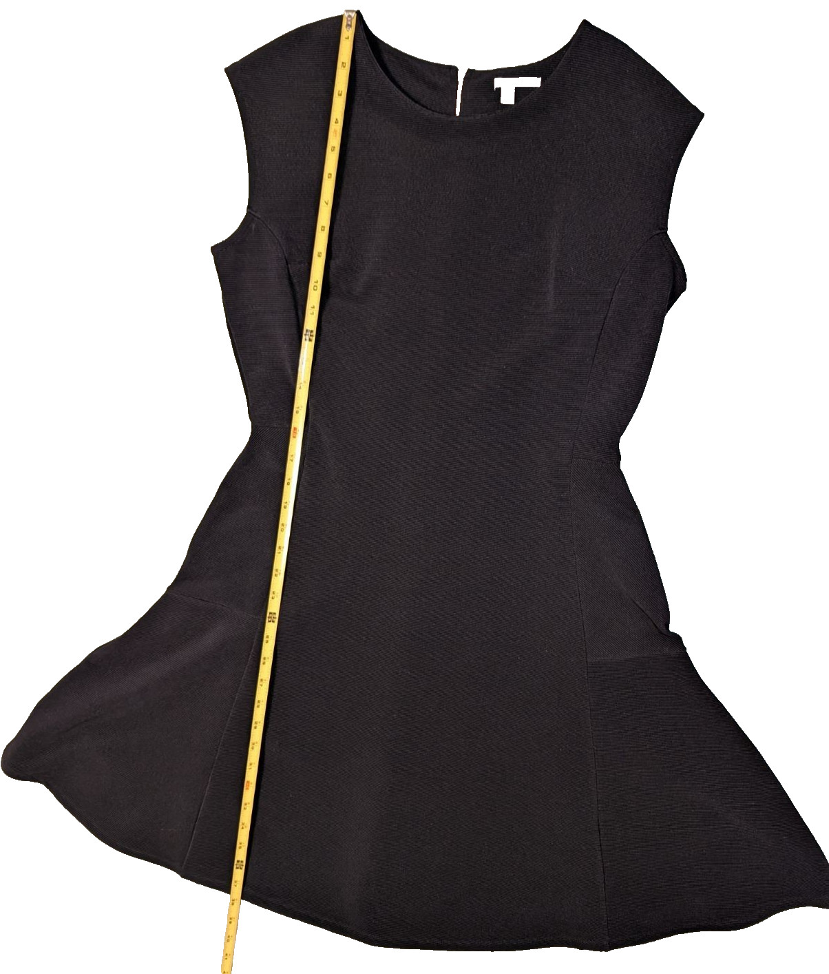 Halogen A-Line Black Dress, Large, Work/Date/Casual