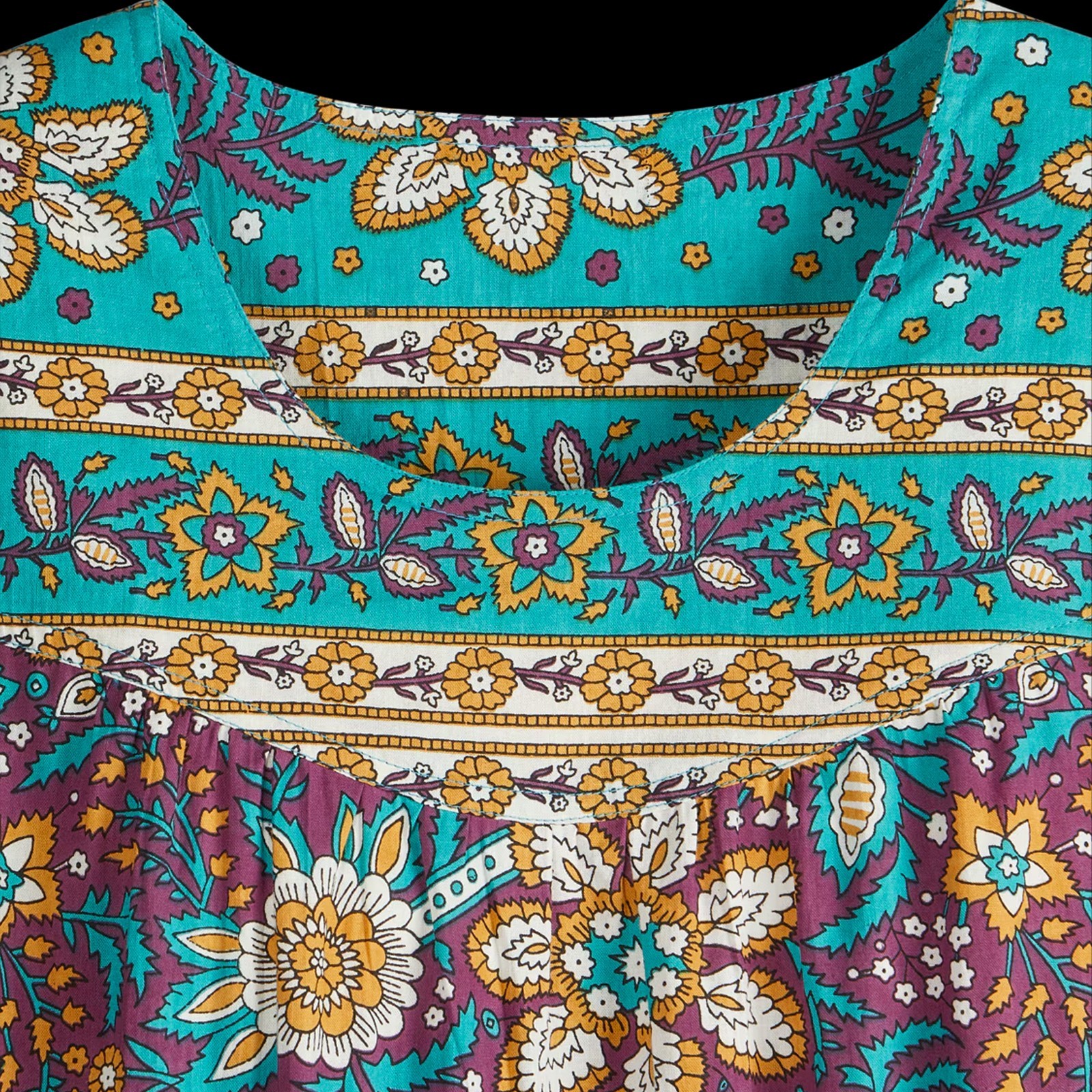 Ankle-Length Cotton Muumuu