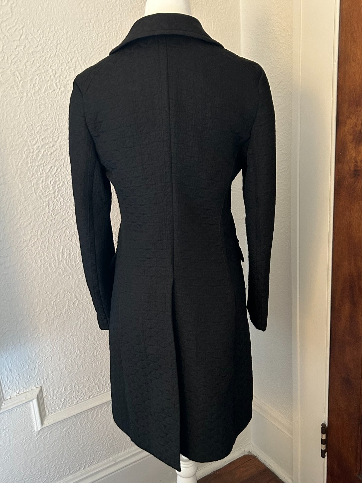Max Studio Spring and Fall Black Lightweight Dress Coat, Women’s size 4
