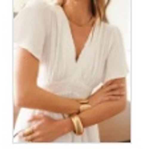 NWT Parisian White 100% Cotton Gauze Coastal Boho Maxi Dress M Paris Designer