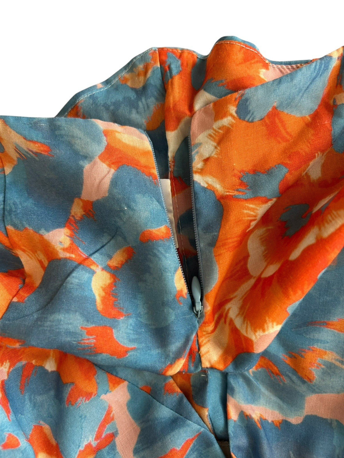 Hello Molly 2Pc Set Blue Size 4 Crop Top Midi Skirt Co Ord Vacation Wedding