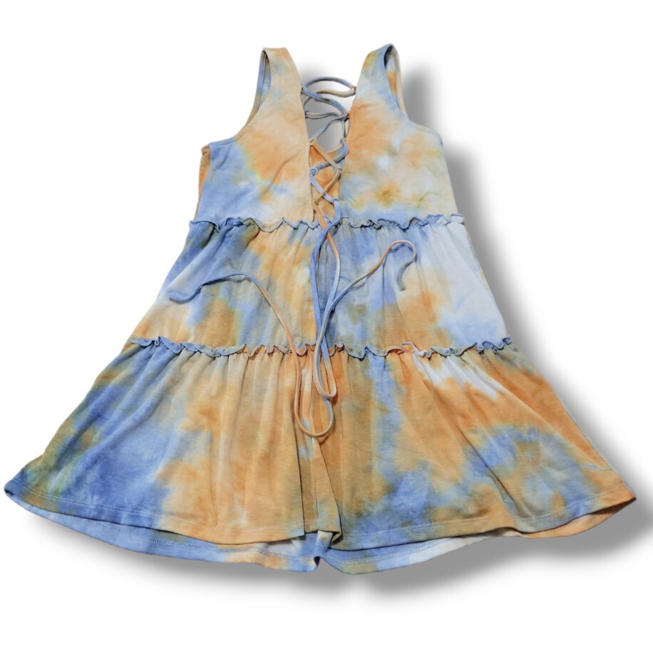 Stitch & Pine Dress Size Medium Women’s Sleeveless Dress A-Line Dress Tie Dyed
