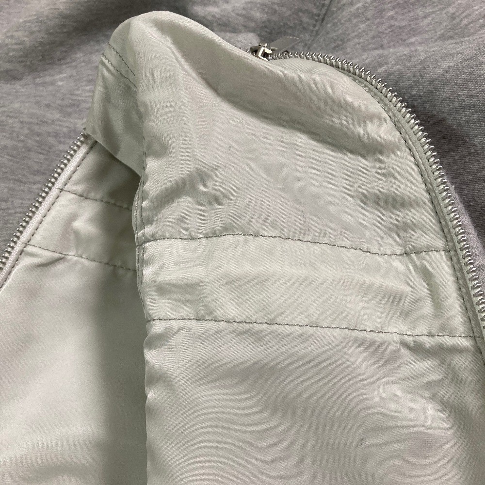sacai Sponge Sweat MA-1 Dress SCW-059 Size 3 Gray Women USED