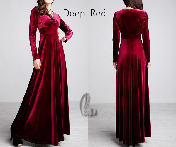 AU STOCK WOMENS SZ 8-18 SEXY Velvet COCKTAIL PARTY WEDDING MAXI DRESS DR099